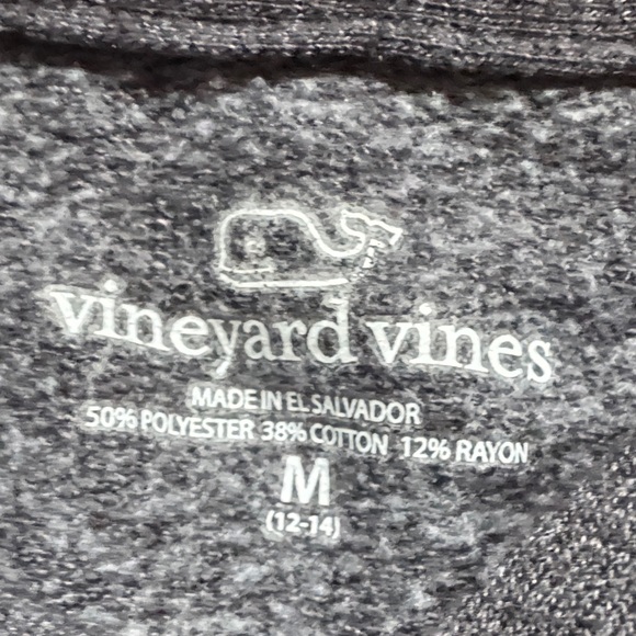 Vineyard Vines Charcoal Hoodie with Whale Logo - Picture 5 of 6